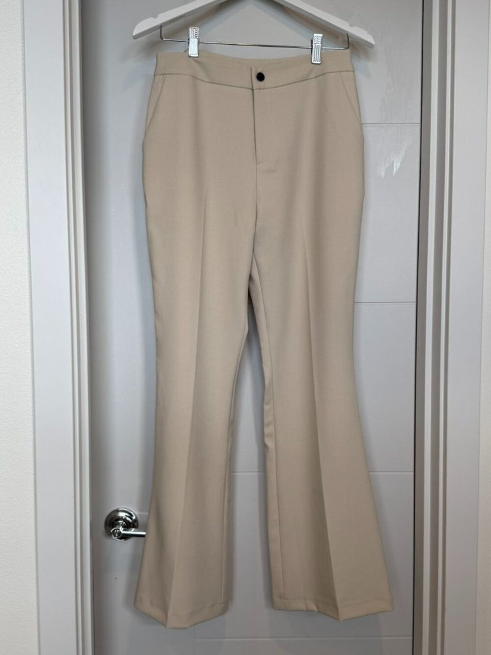 NWT Linda Charm Beige Tan Suit Pants size 8